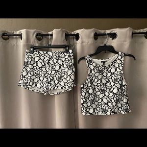 Express two piece shorts set